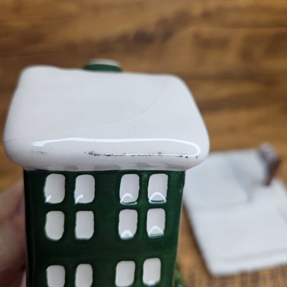 Christmas Holiday Salt Pepper Shaker set with base House Truck and Tree - Picture 9 of 11